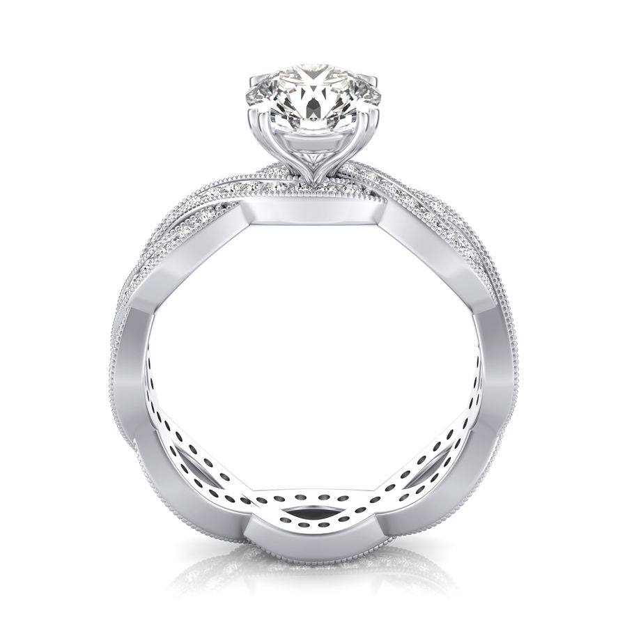 Eternity Twist Engagement Ring