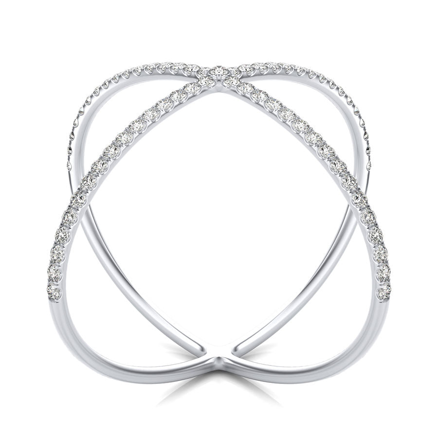 X Criss Cross Ring