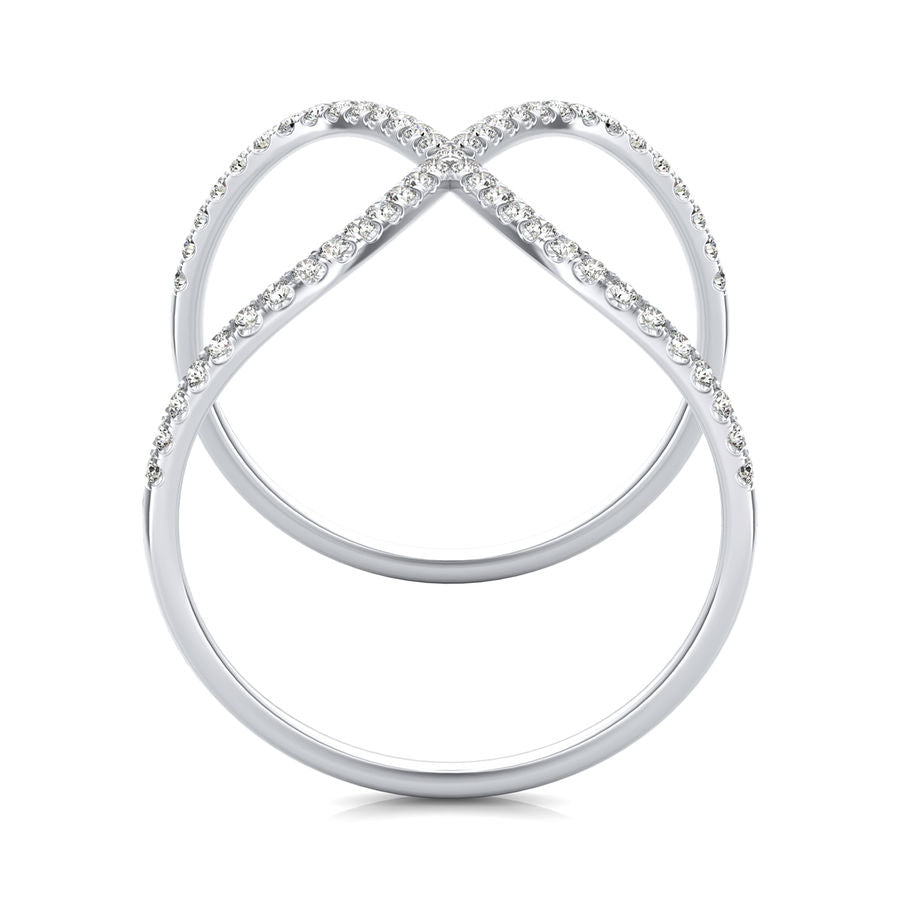 X Criss Cross Ring