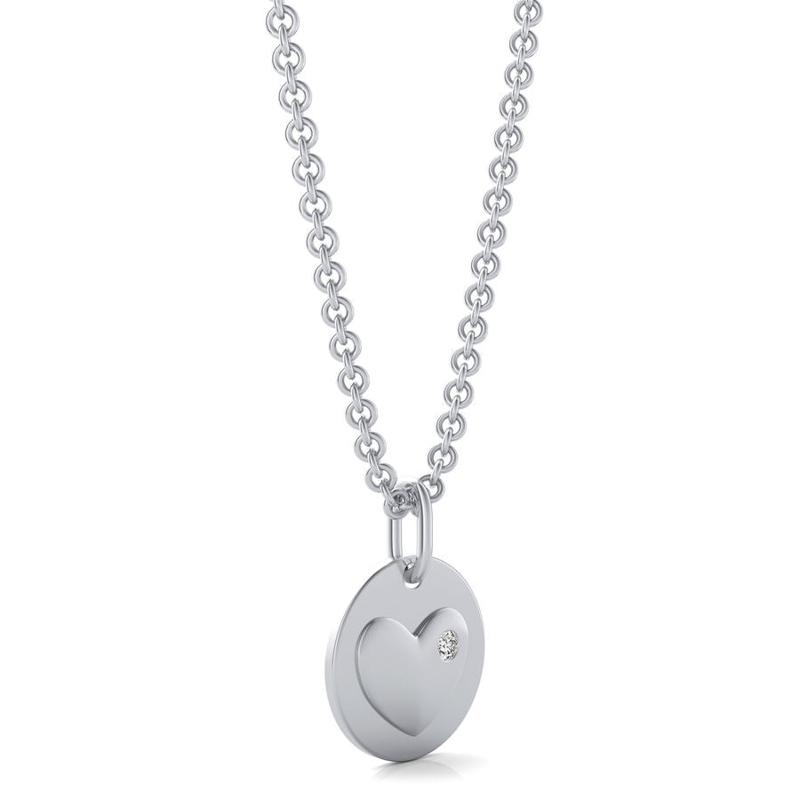 Heart Coin Pendant