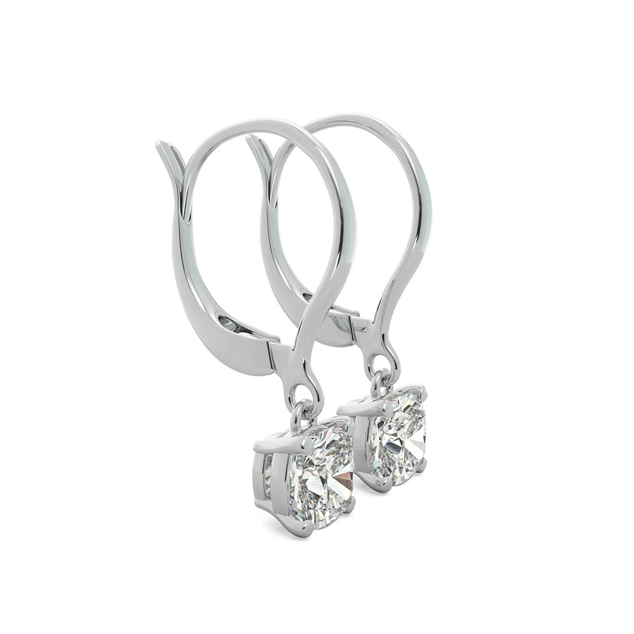 Leverback Basket Earrings