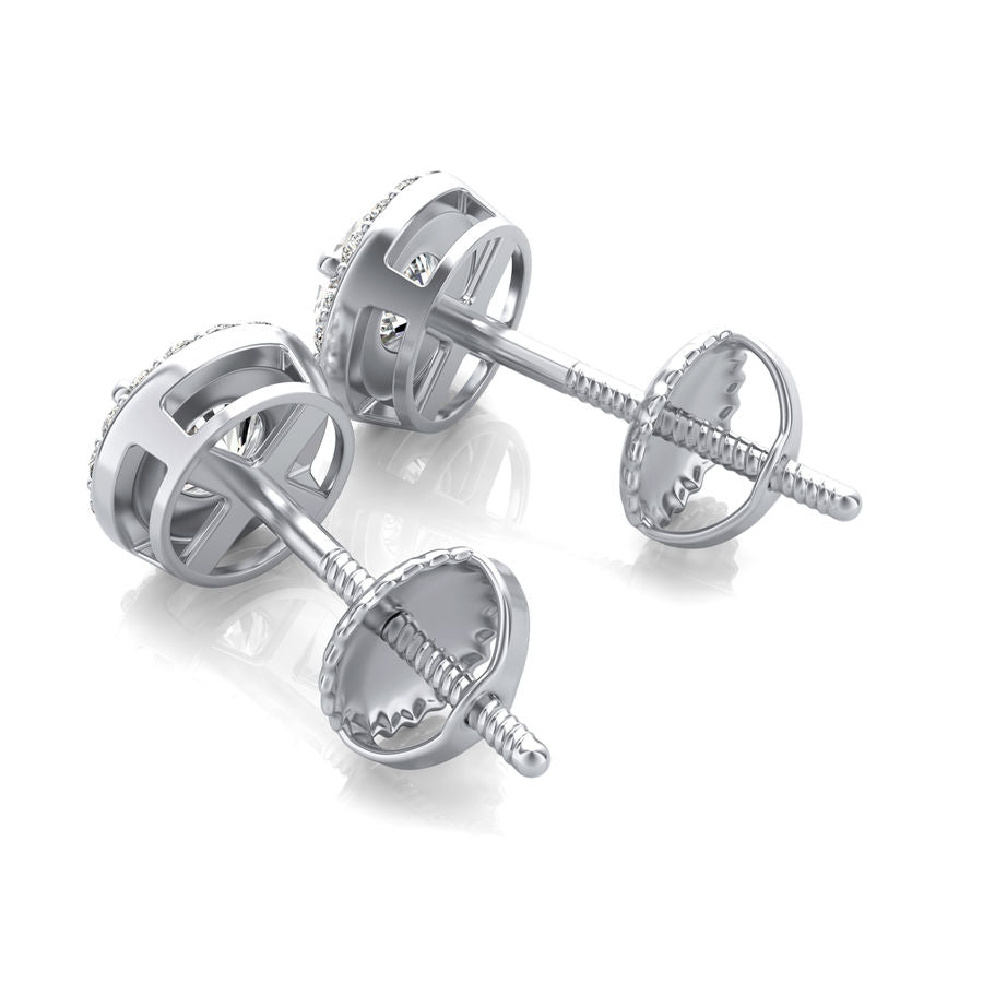Halo Stud Earrings