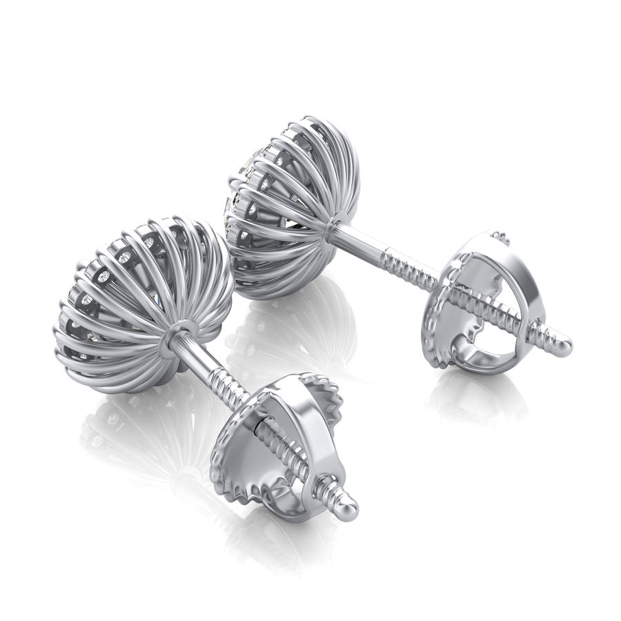 Halo Stud Earrings
