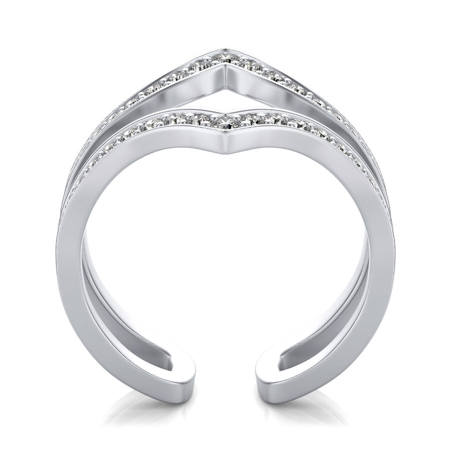 Split Shank Pointed Fashion Ring