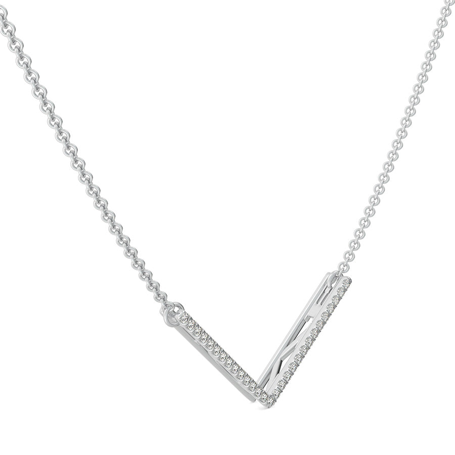 "LOVE" Chevron Bar Pendant