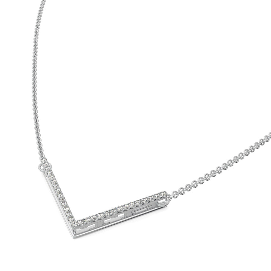 "FAITH" Chevron Bar Pendant