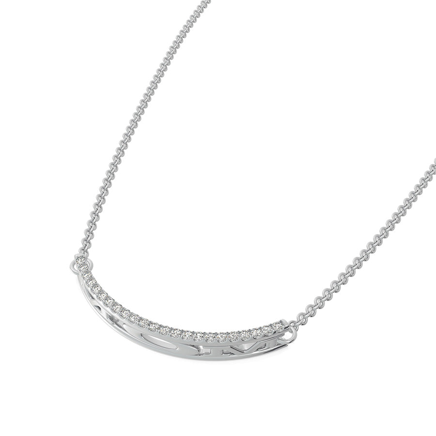 "MOM" Rounded Bar Pendant