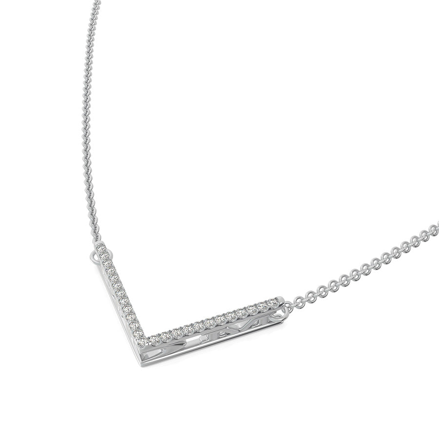 "MOM" Chevron Bar Pendant