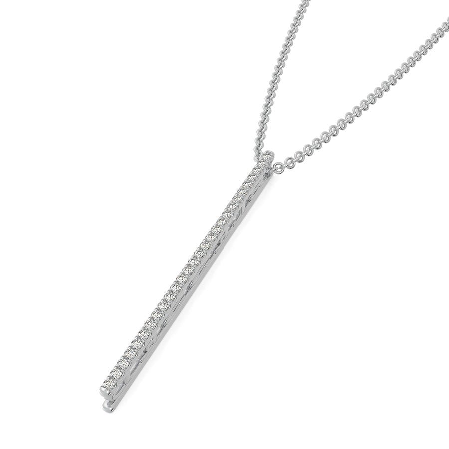 "BLESSED"  Drop Bar Pendant