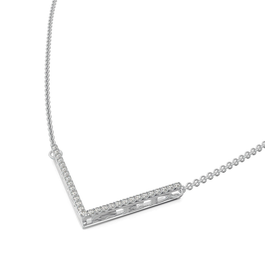 "BLESSED" Chevron Bar Pendant