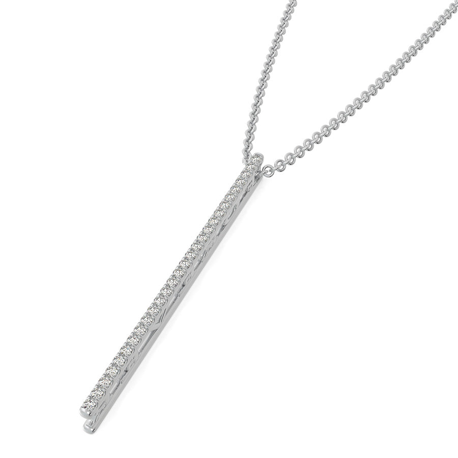 "FOREVER"  Drop Bar Pendant