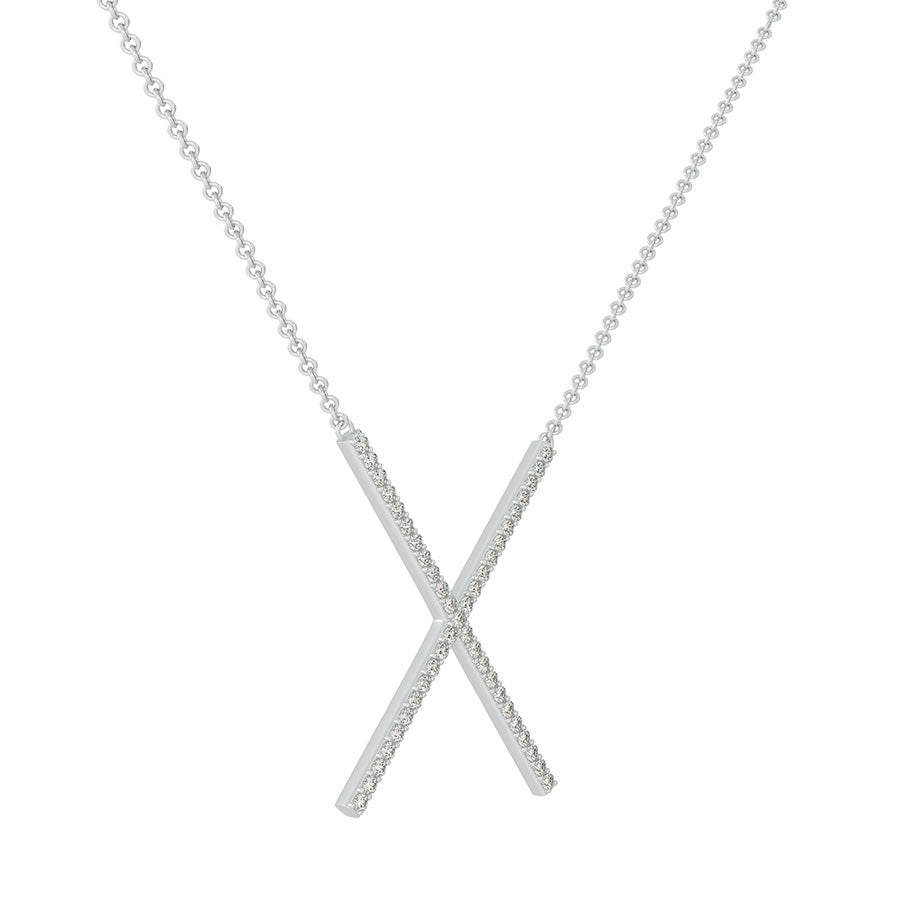 X Bar Pendant 7/8 Inch