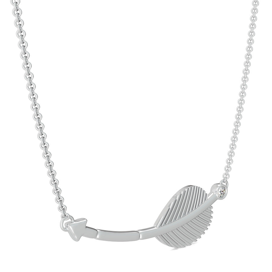 Sideways Arrow Pendant