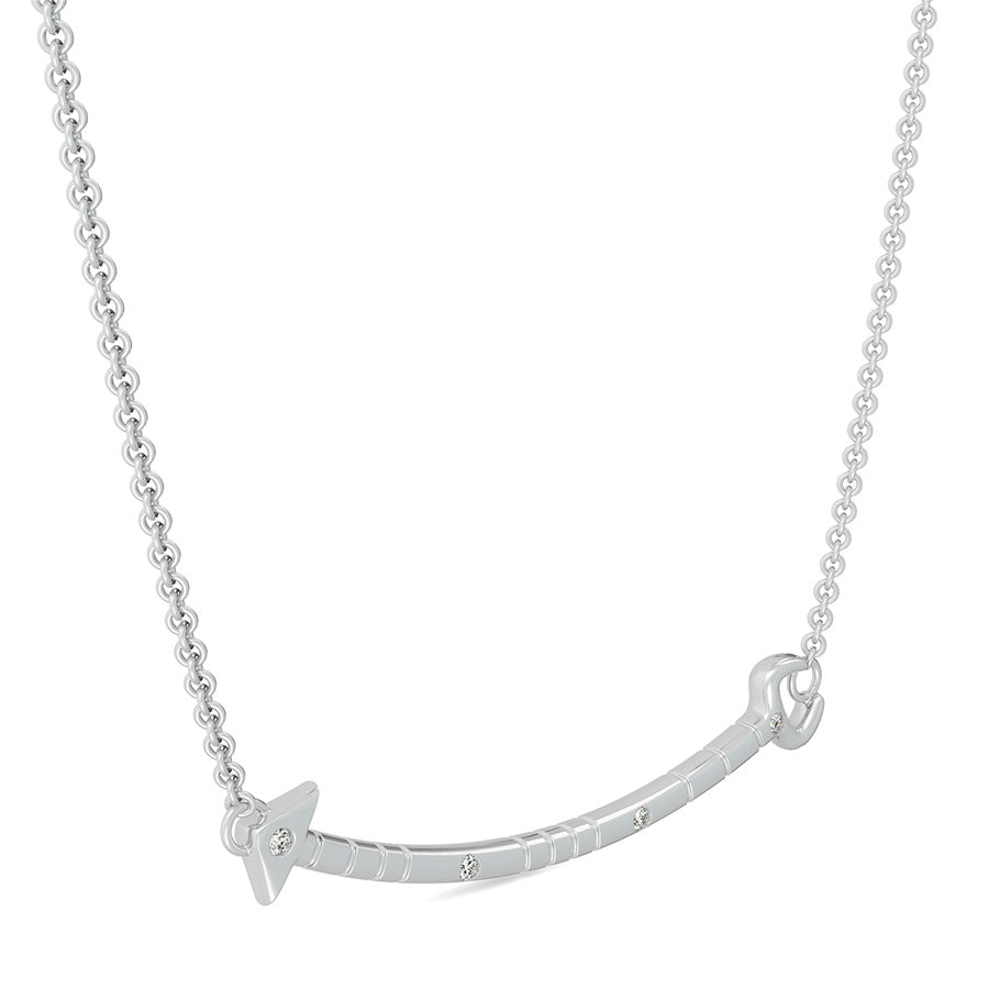 Curved Arrow Pendant