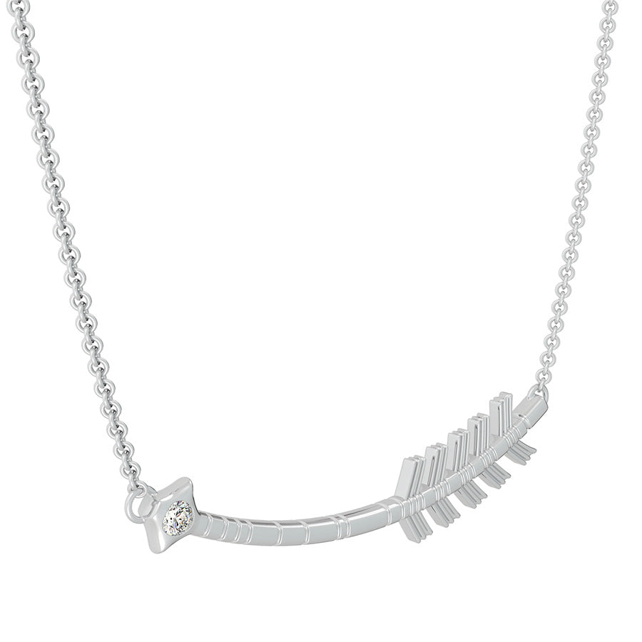 Curved Arrow Pendant