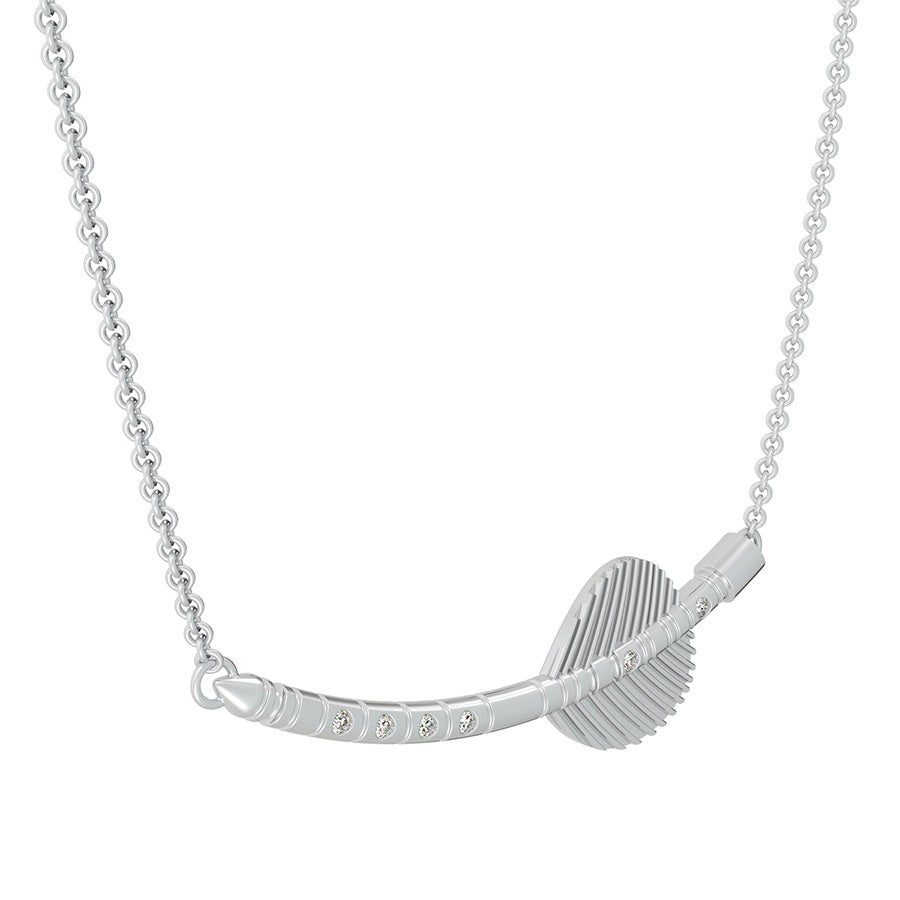 Sideways Arrow Pendant