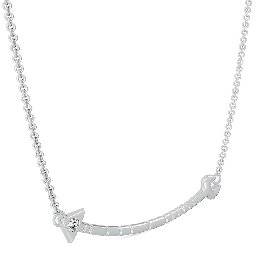 Curved Arrow Pendant