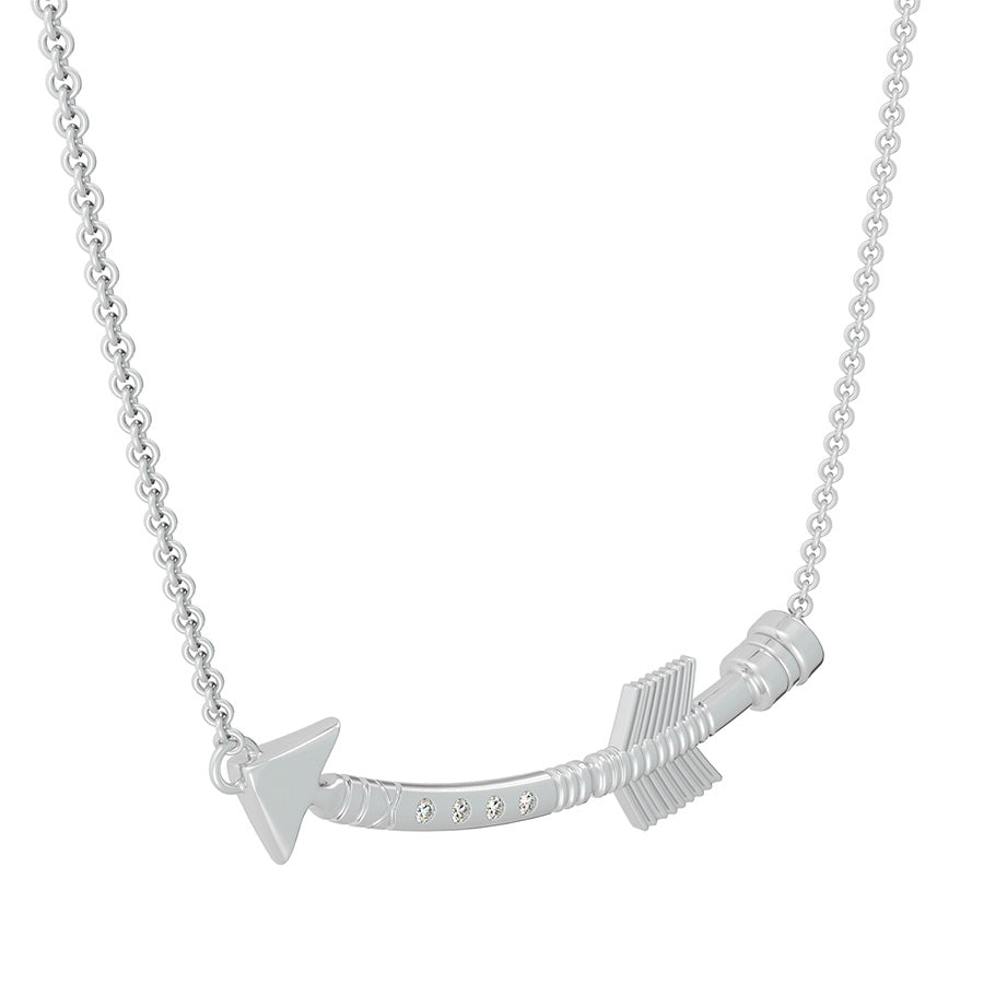 Sideways Arrow Pendant