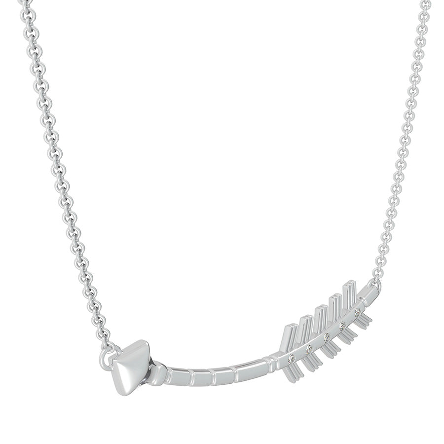 Curved Arrow Pendant