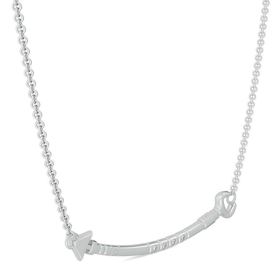 Curved Arrow Pendant