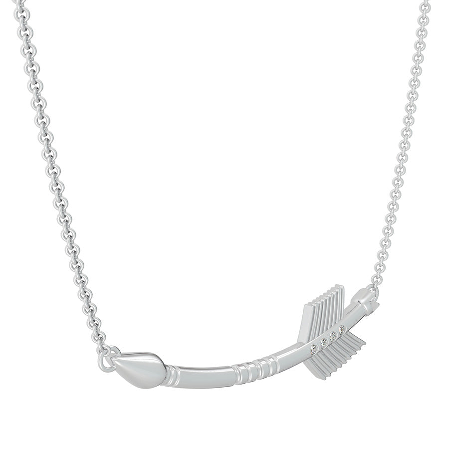 Curved Arrow Pendant