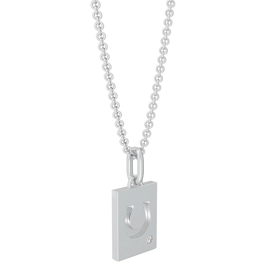 Horseshoe Rectangular Pendant