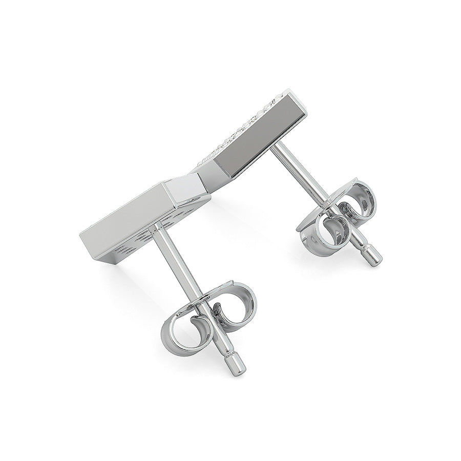 Kite Shape Cluster Earrings