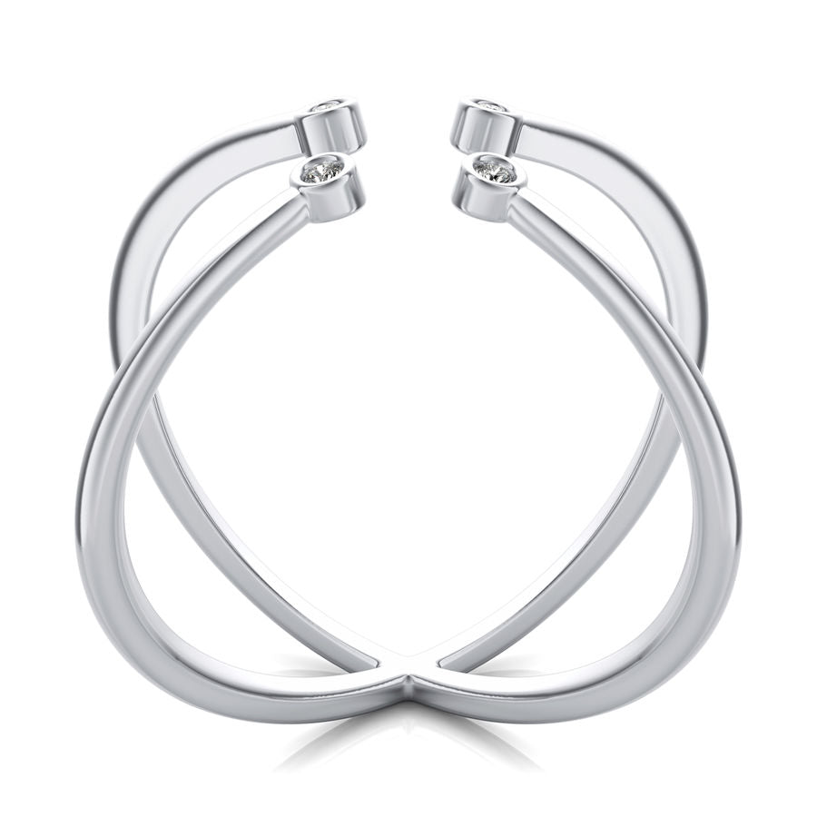 X Criss Cross Ring