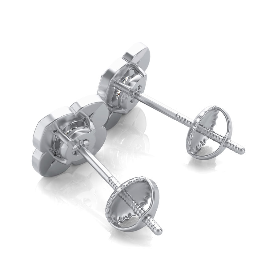 Halo Stud Earrings