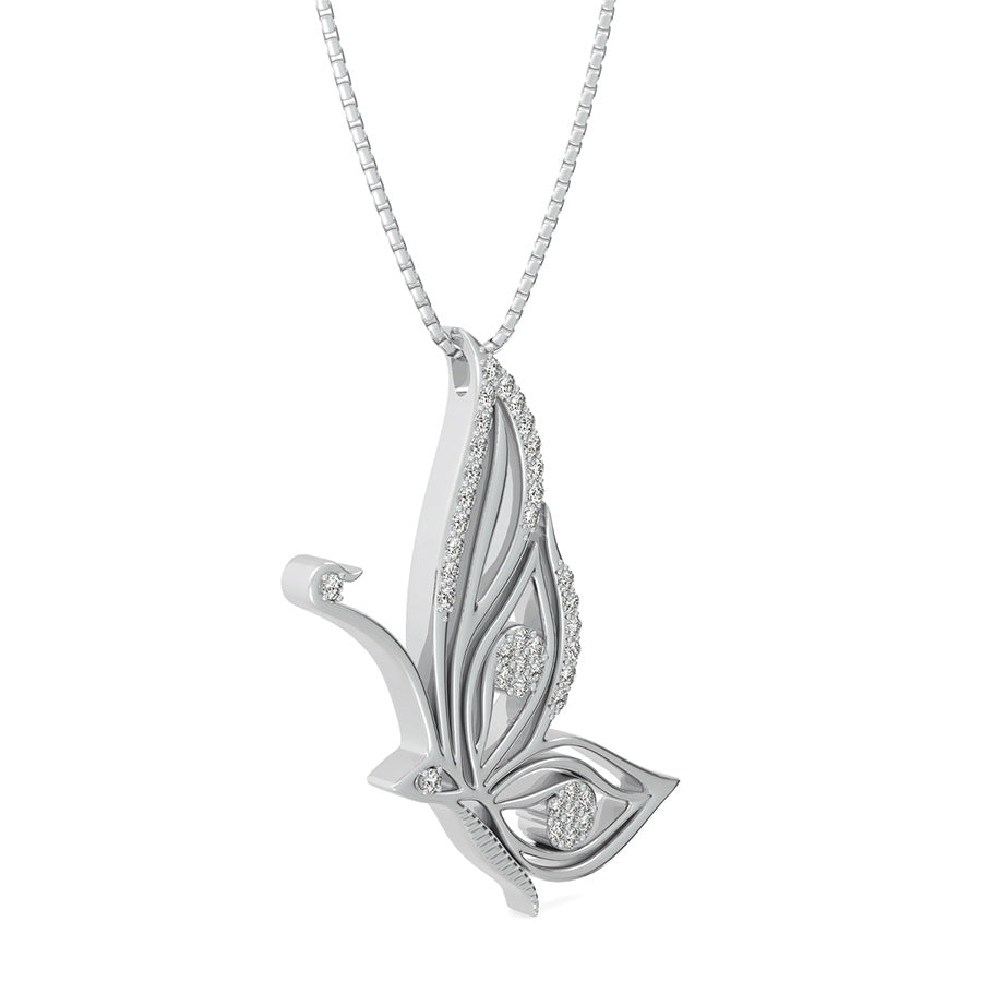 Butterly Side View Pendant