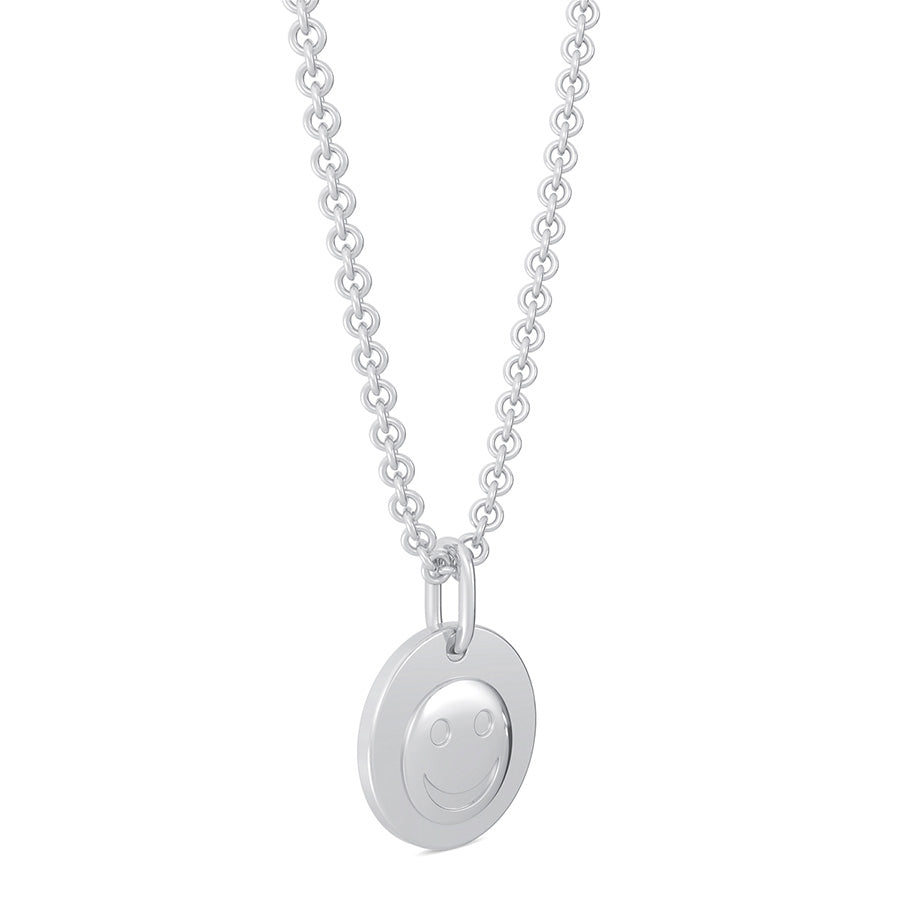 Happy Face Coin Pendant