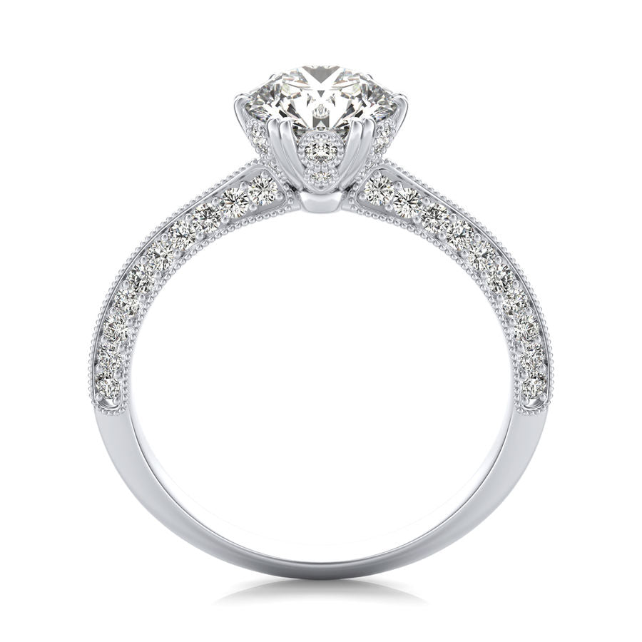 Knife Edge Engagement Ring