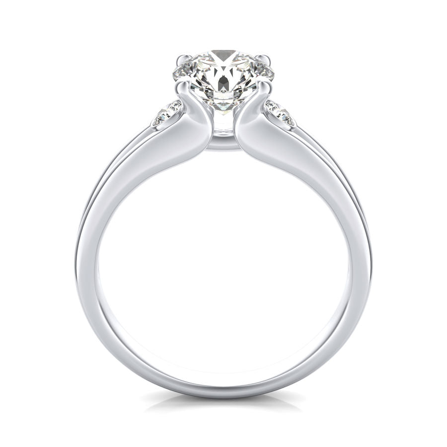 Three Stone Engagement Ring