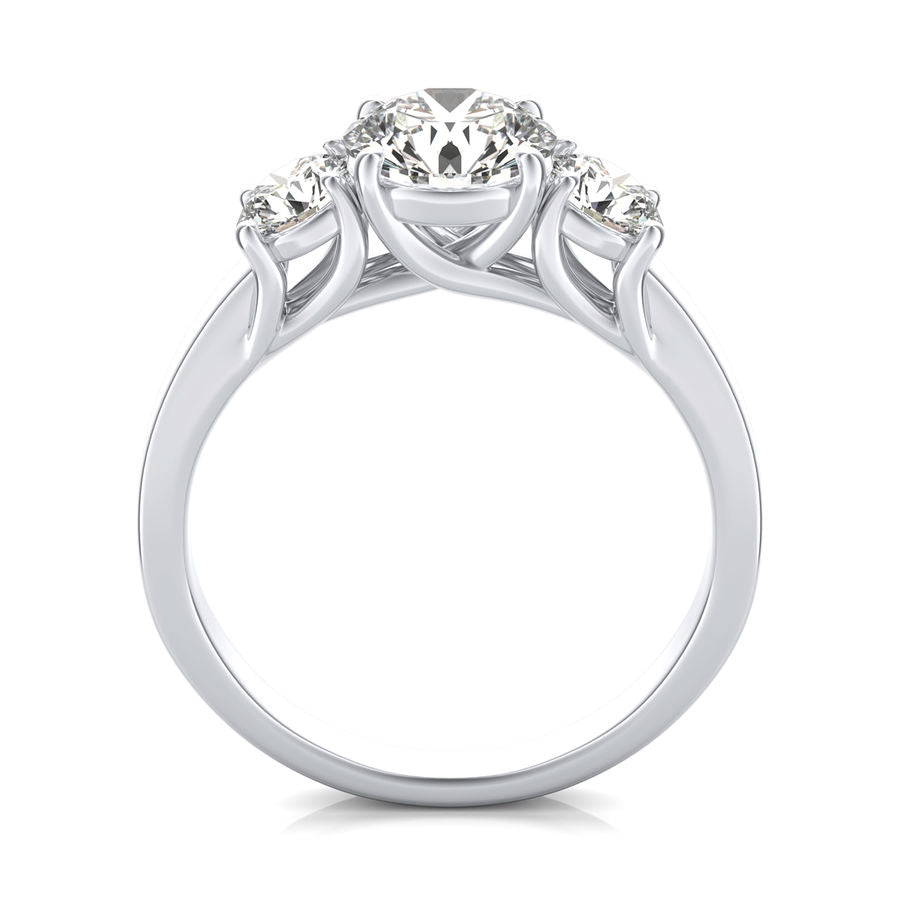 Three Stone Engagement Ring