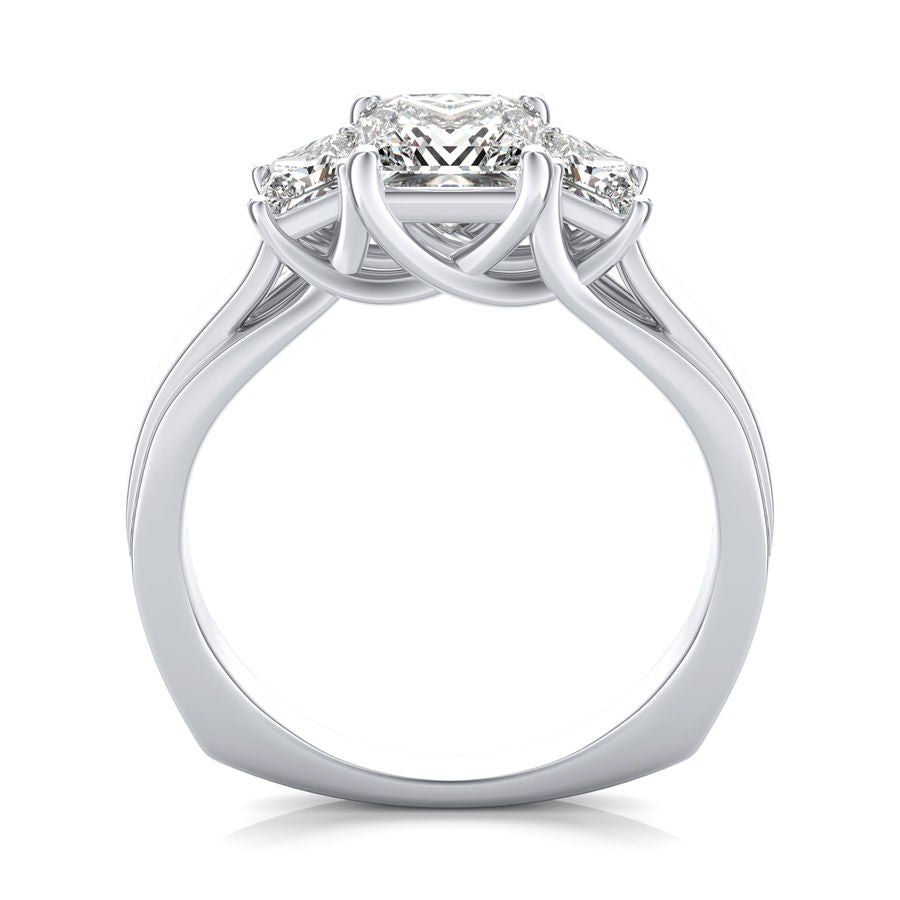 Three Stone Engagement Ring