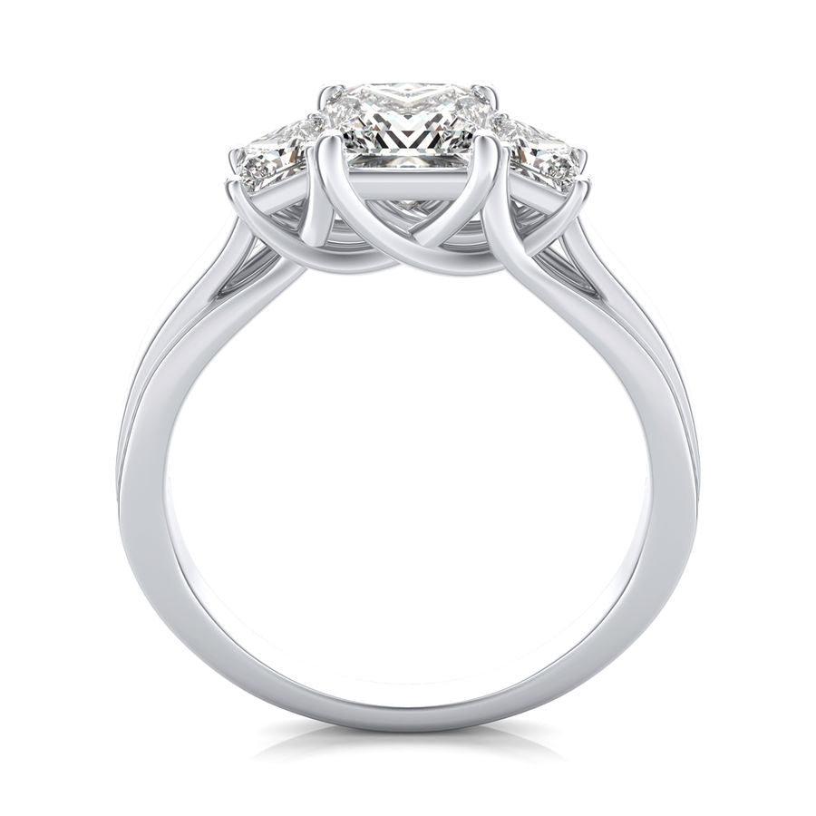 Three Stone Engagement Ring