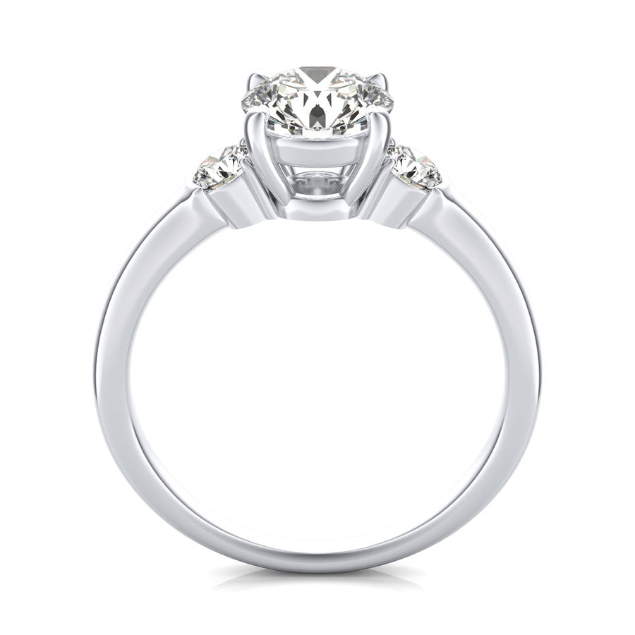 Three Stone Engagement Ring