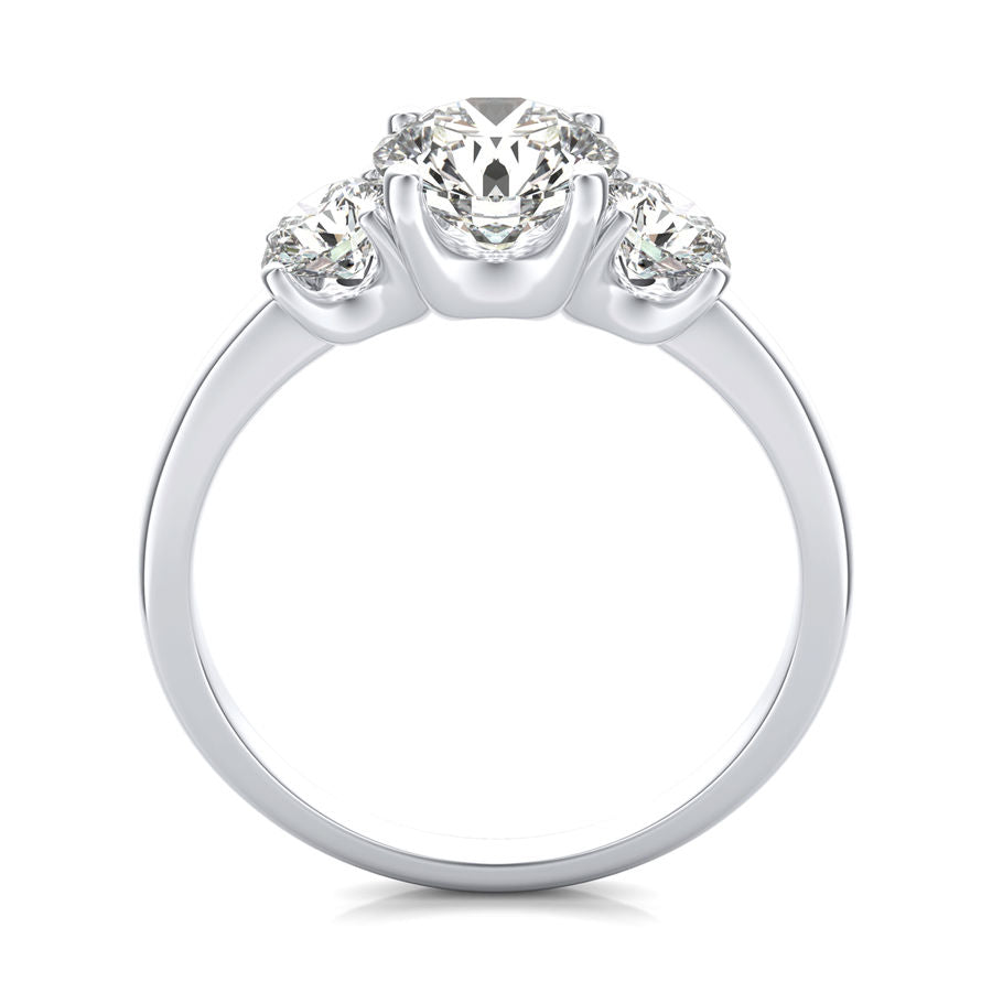 Three Stone Engagement Ring