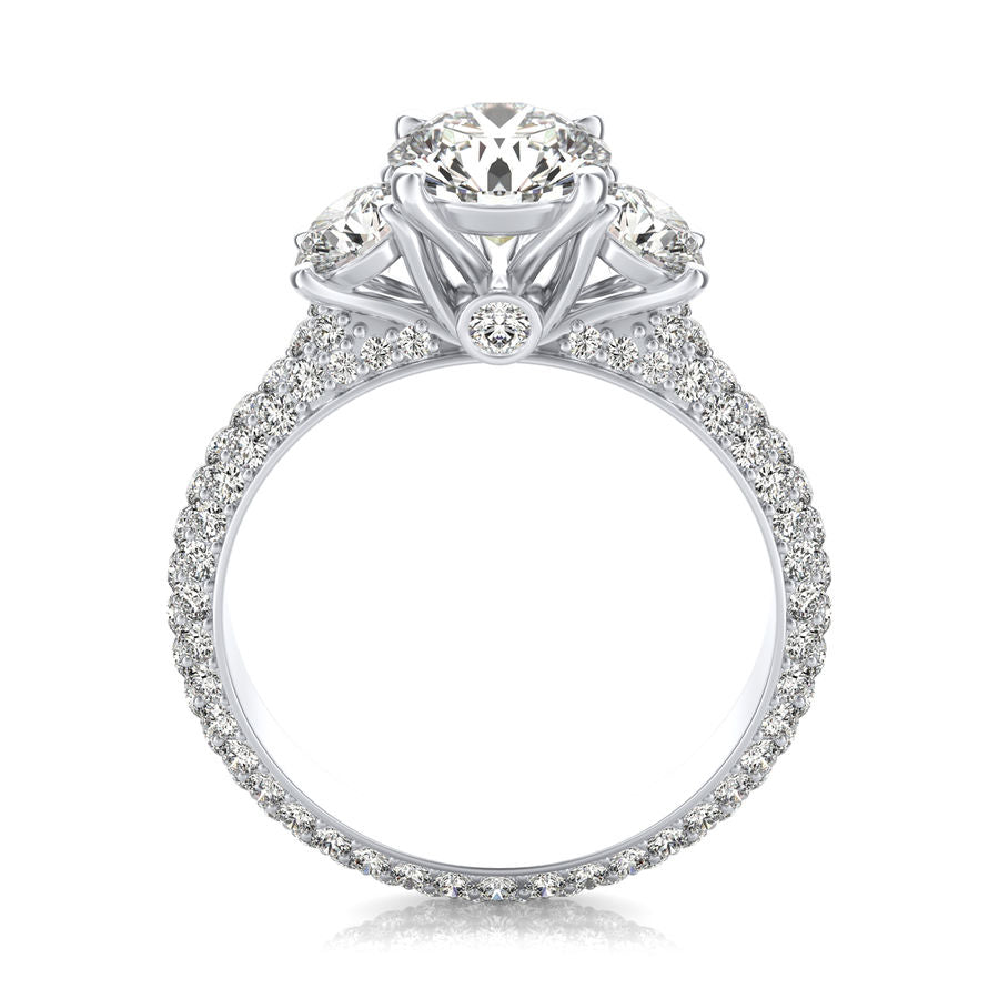 Three Stone Engagement Ring