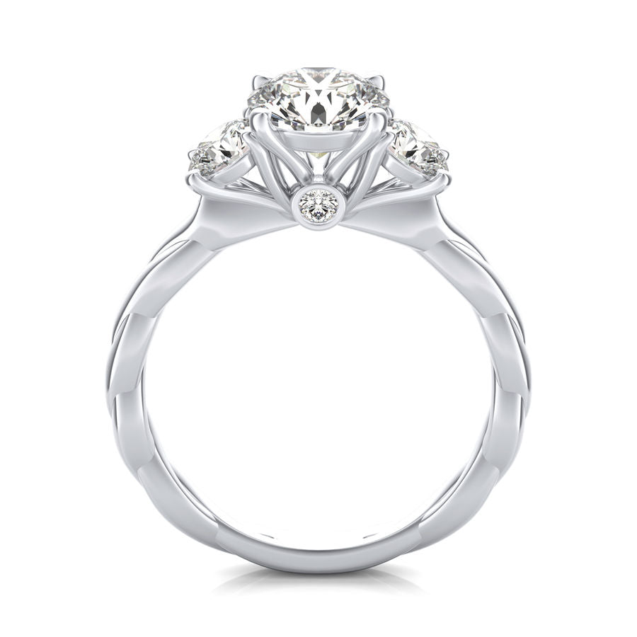 Three Stone Engagement Ring