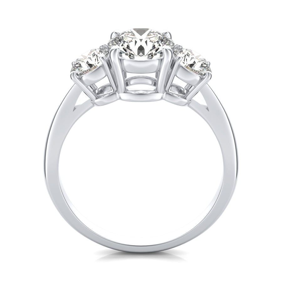 Three Stone Engagement Ring