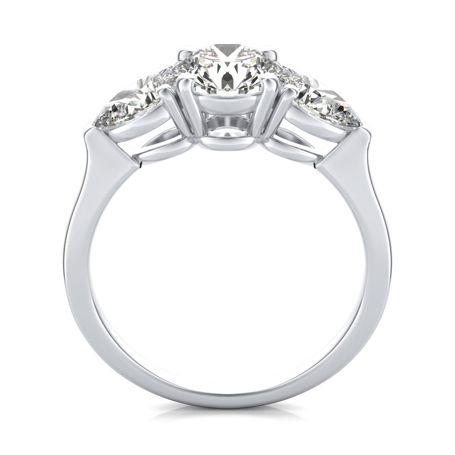 Three Stone Engagement Ring