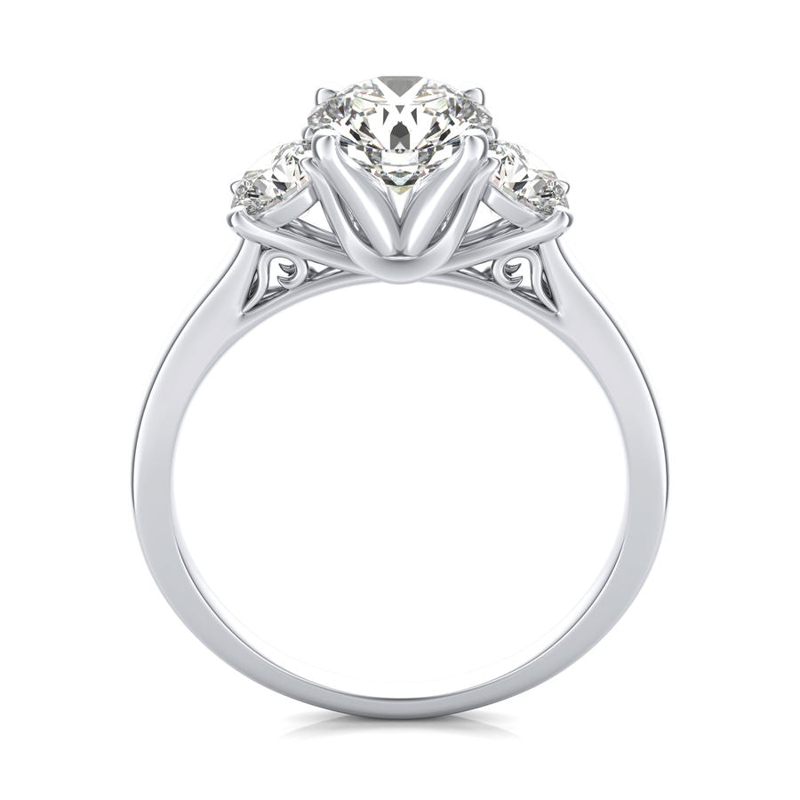 Three Stone Engagement Ring