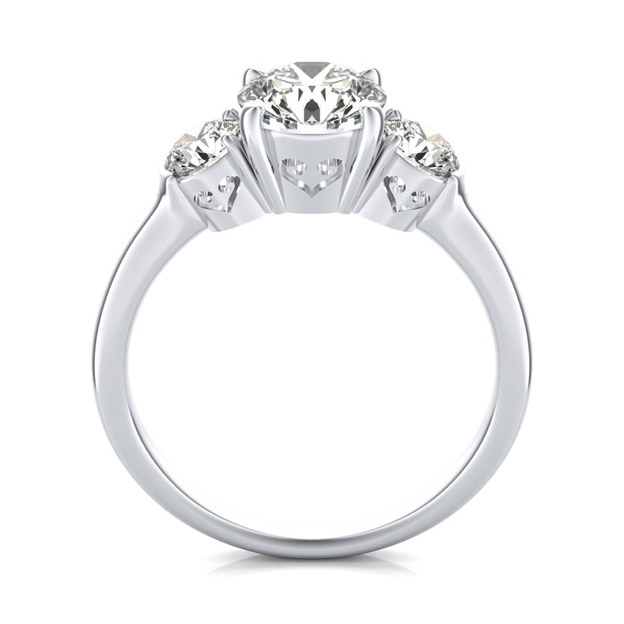 Three Stone Engagement Ring