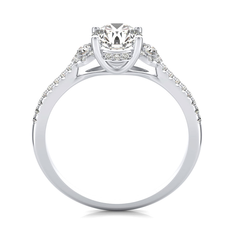 Three Stone Engagement Ring