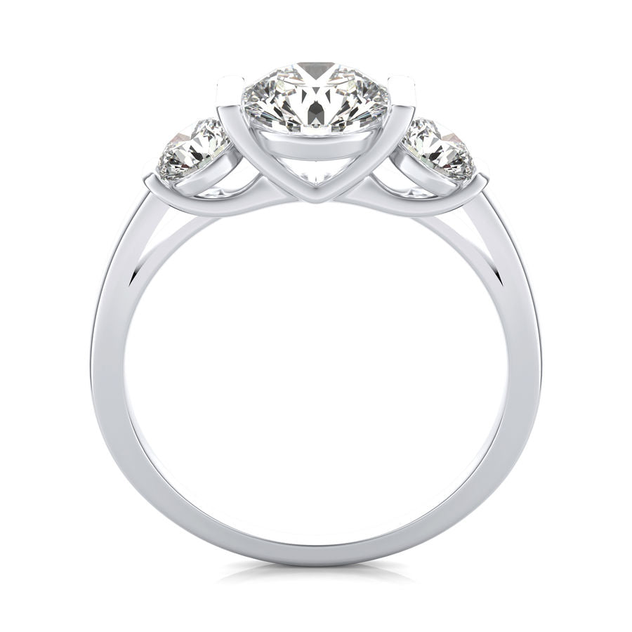 Three Stone Engagement Ring