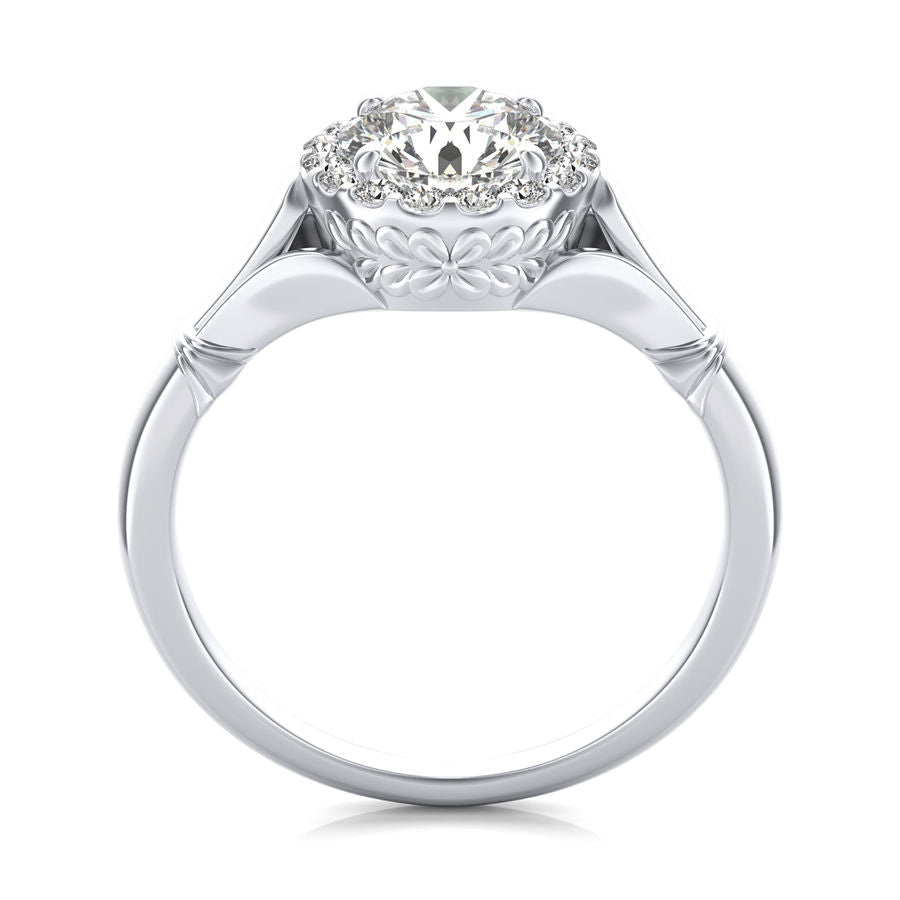 Halo Engagement Ring