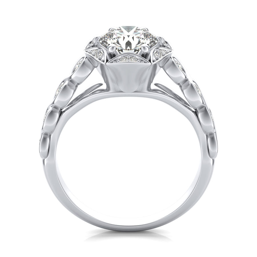 Halo Engagement Ring