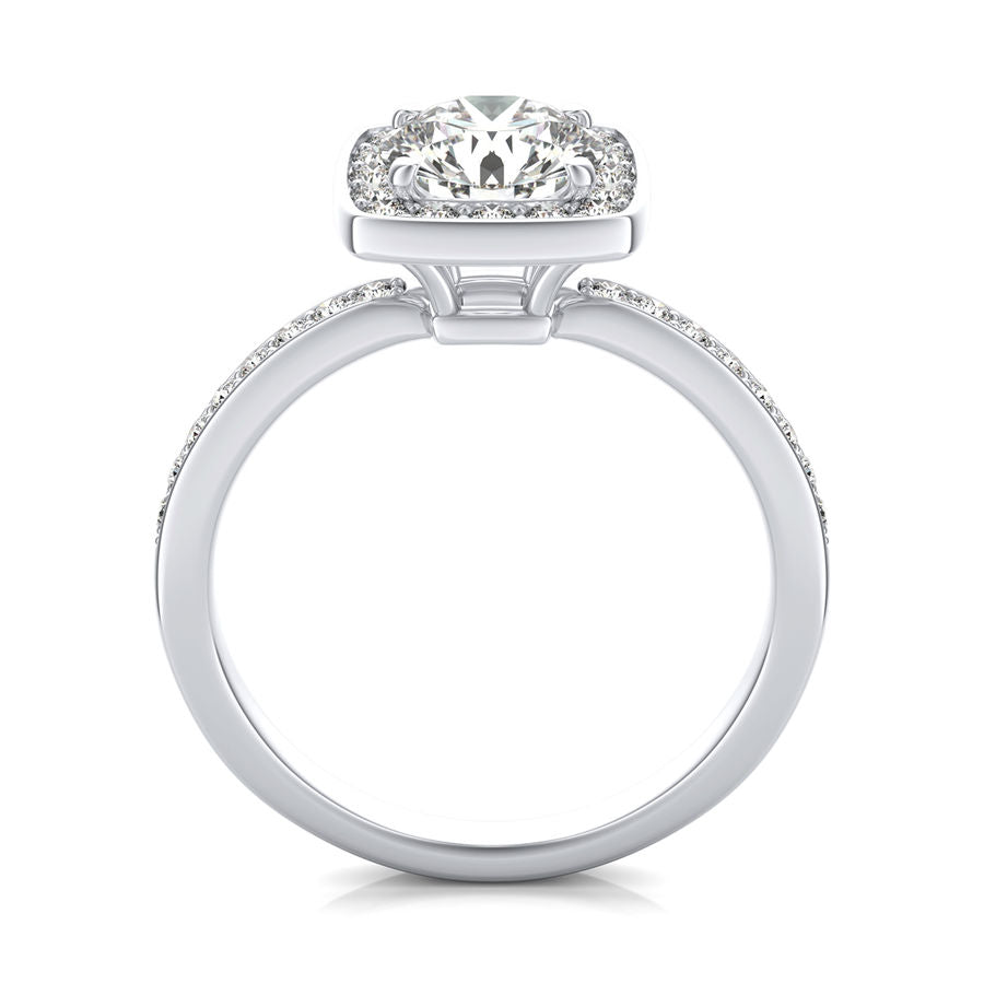 Halo Engagement Ring