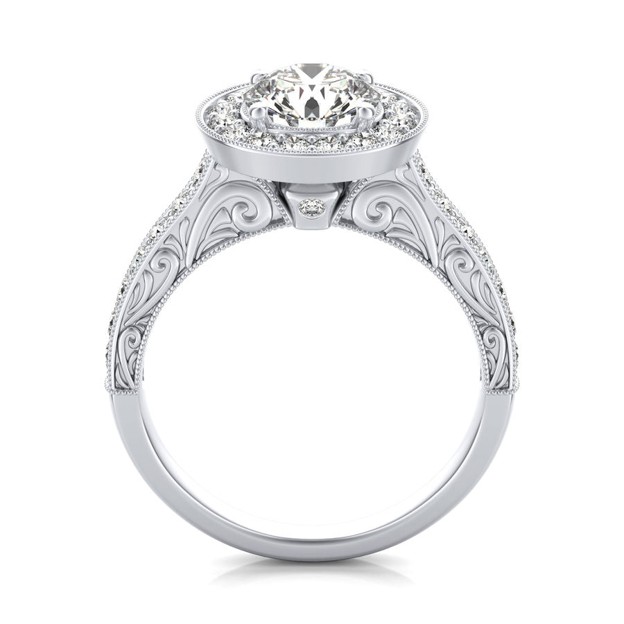 Halo Engagement Ring
